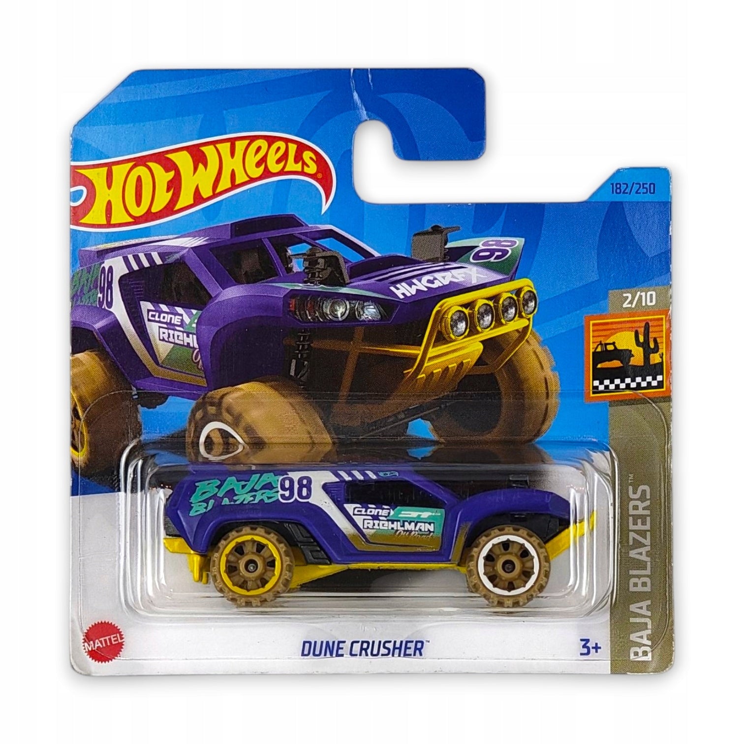 Hot Wheels - Dune Crusher OUTLET Delikatne zagięcia