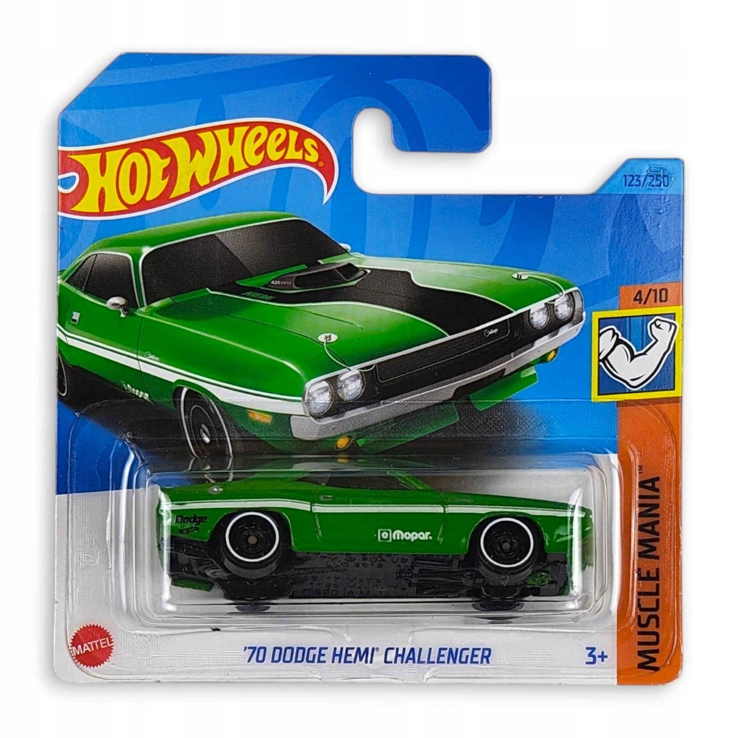 Hot Wheels - 70 Dodge Hemi Challenger OUTLET Delikatne zagięcia