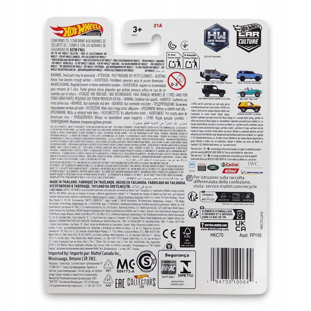 Hot Wheels Premium - 2005 Toyota Land Cruiser Prado Car Culture Off Road
