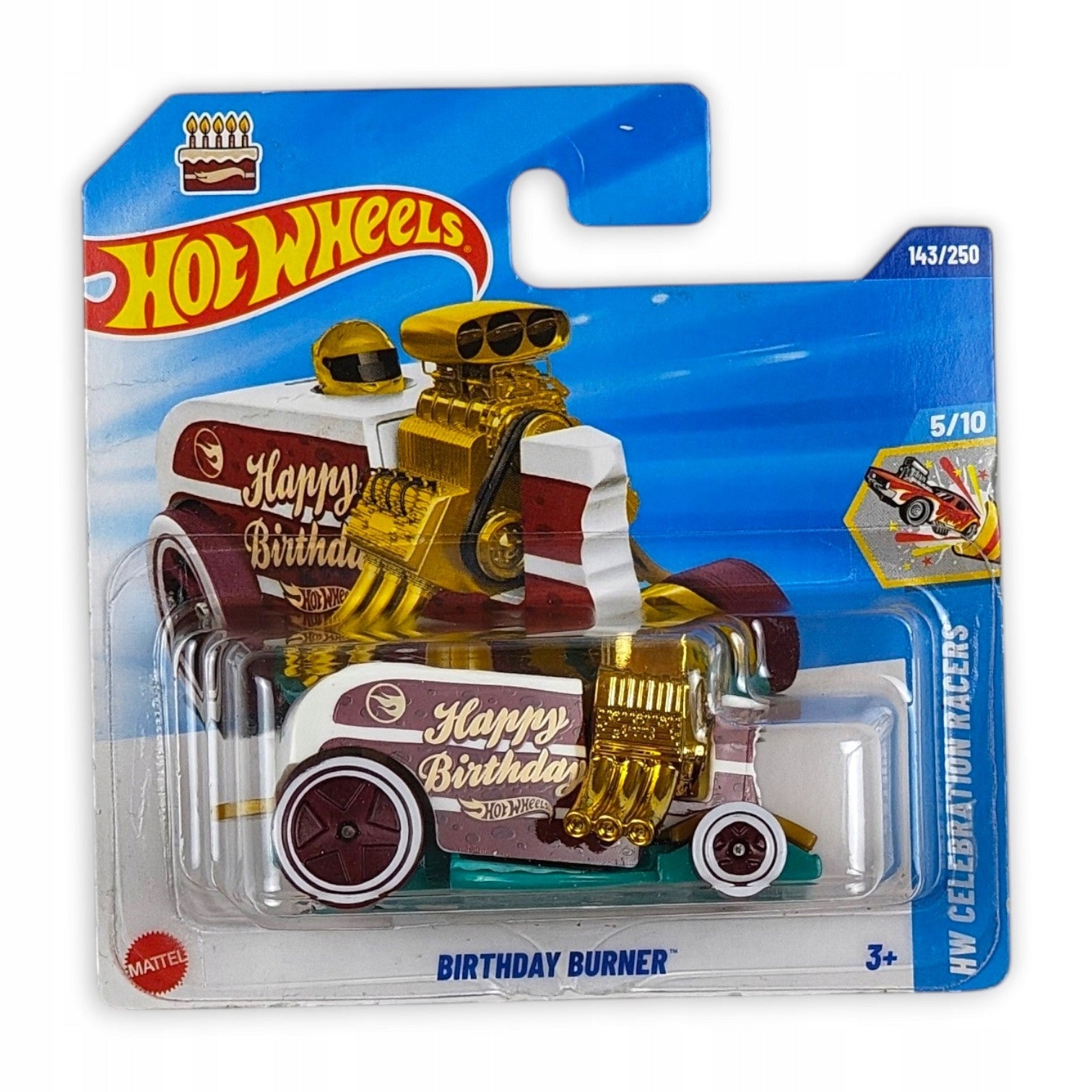 Hot Wheels - Birthday Burner TH Treasure Hunt OUTLET Delikatne zagięcia
