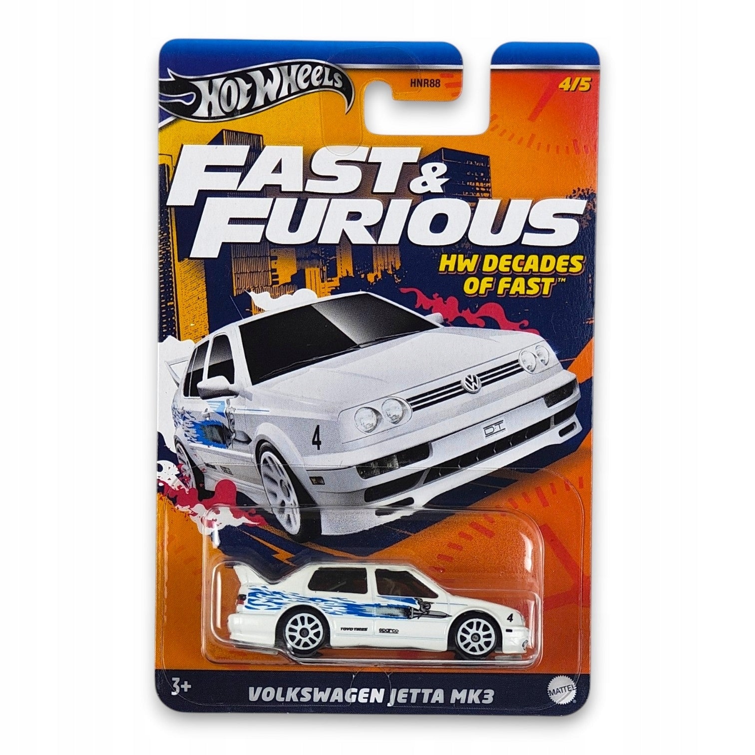 Hot Wheels - Volkswagen Jetta MK3 Fast & Furious Decades Of Fast
