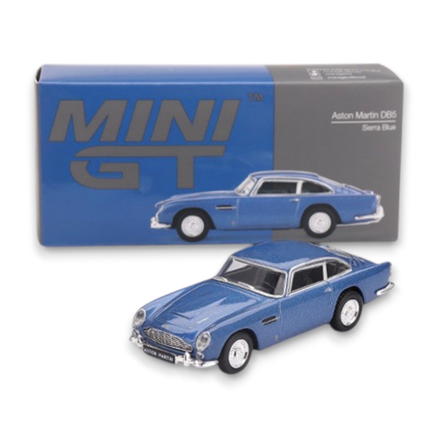 Mini GT - 1:64 Aston Martin DB5 Sierra Blue LHD MGT00954L