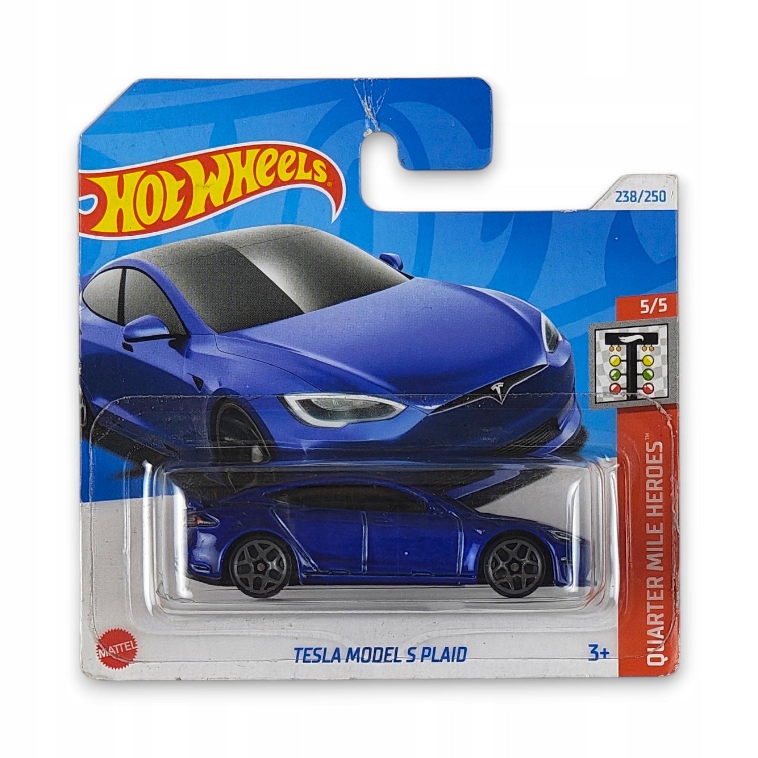 Hot Wheels - Tesla Model S Plaid OUTLET Uszkodzony Blister