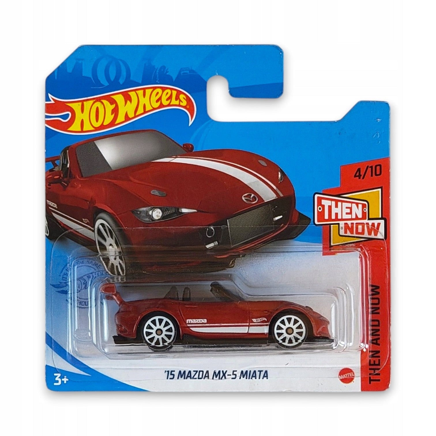 Hot Wheels - 15 Mazda MX-5 Miata GTB35 Then And Now Bordowy