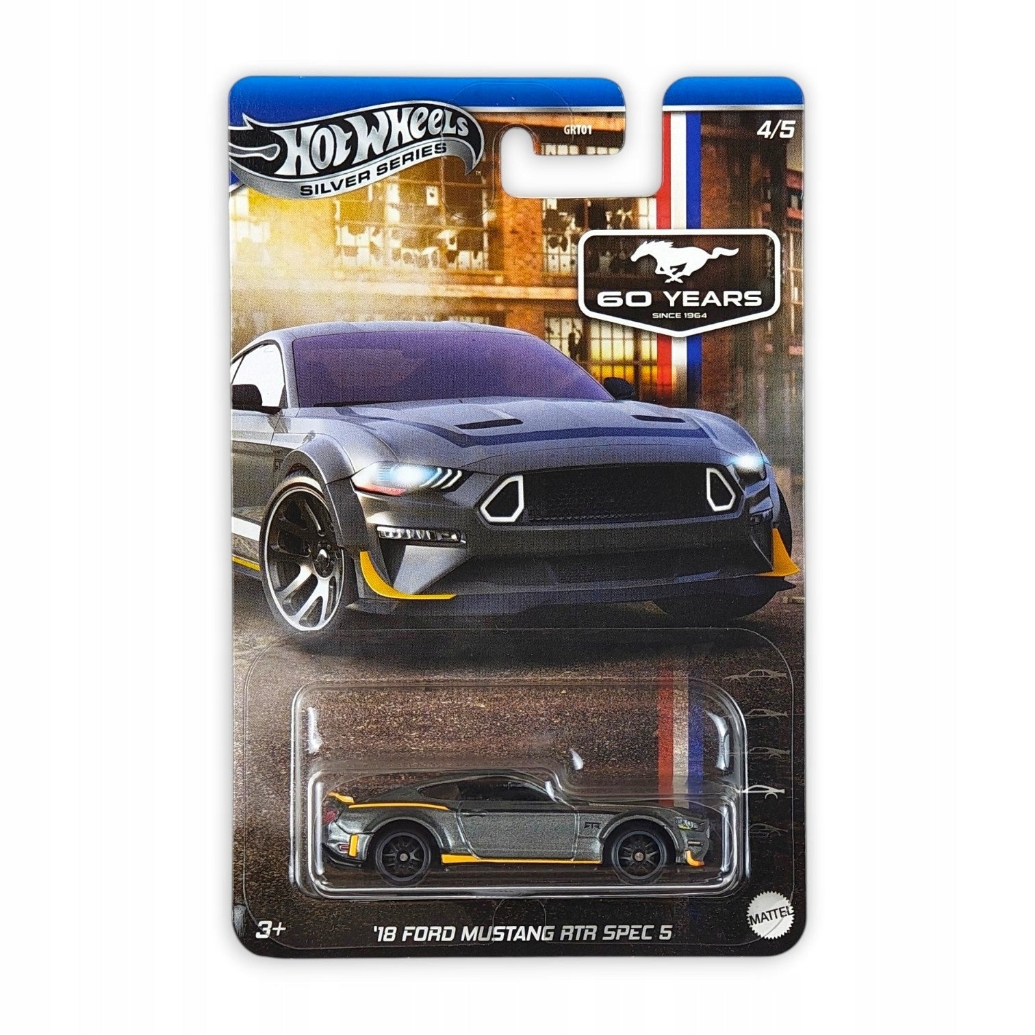 Hot Wheels - 18 Ford Mustang RTR Spec 5 60 Years