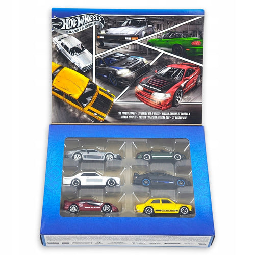 Hot Wheels - 6-Pak Streets of Japan Silver Series