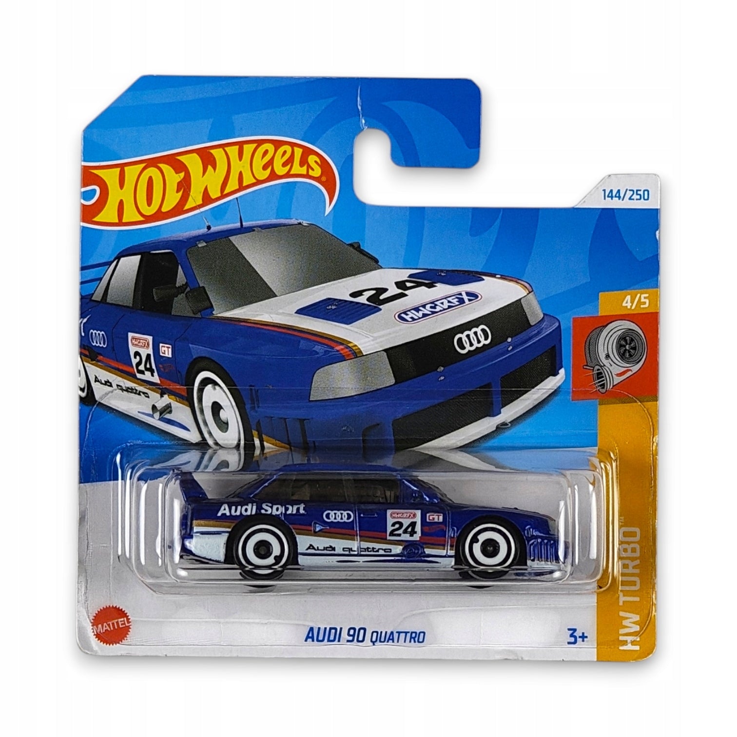 Hot Wheels - Audi 90 Quattro OUTLET Delikatne zagięcia