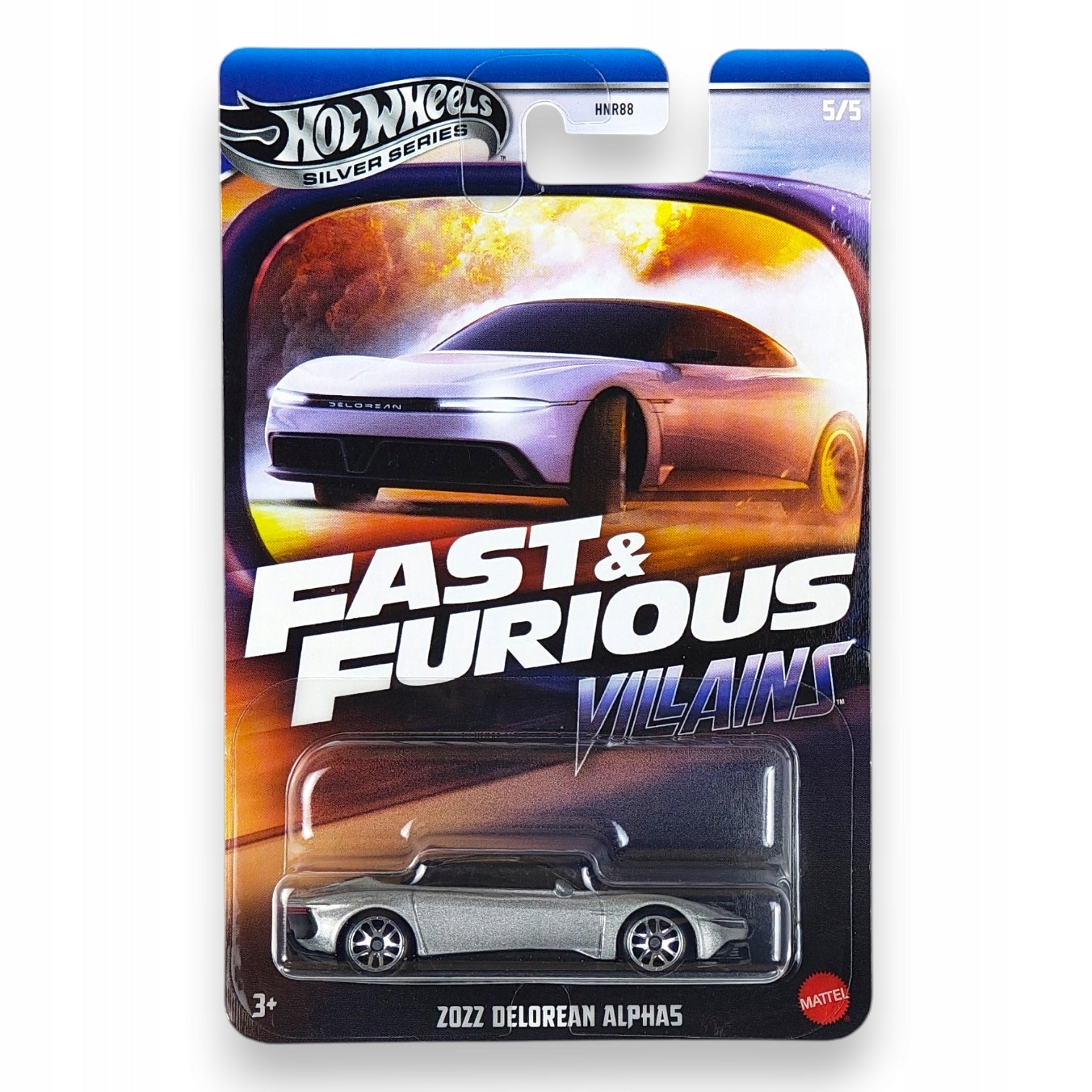 Hot Wheels - 2022 Delorean Alpha5 Fast & Furious OUTLET Delikatne zagięcia