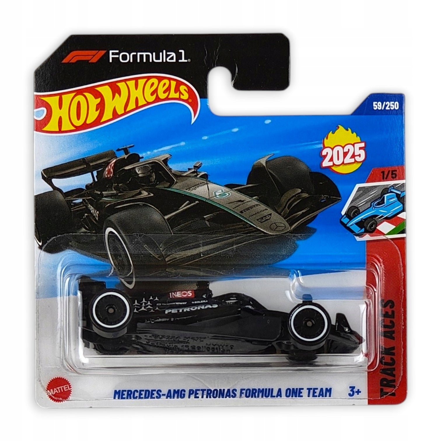 Hot Wheels - Mercedes-AMG Petronas Formula One F1 OUTLET Delikatne zagięcia