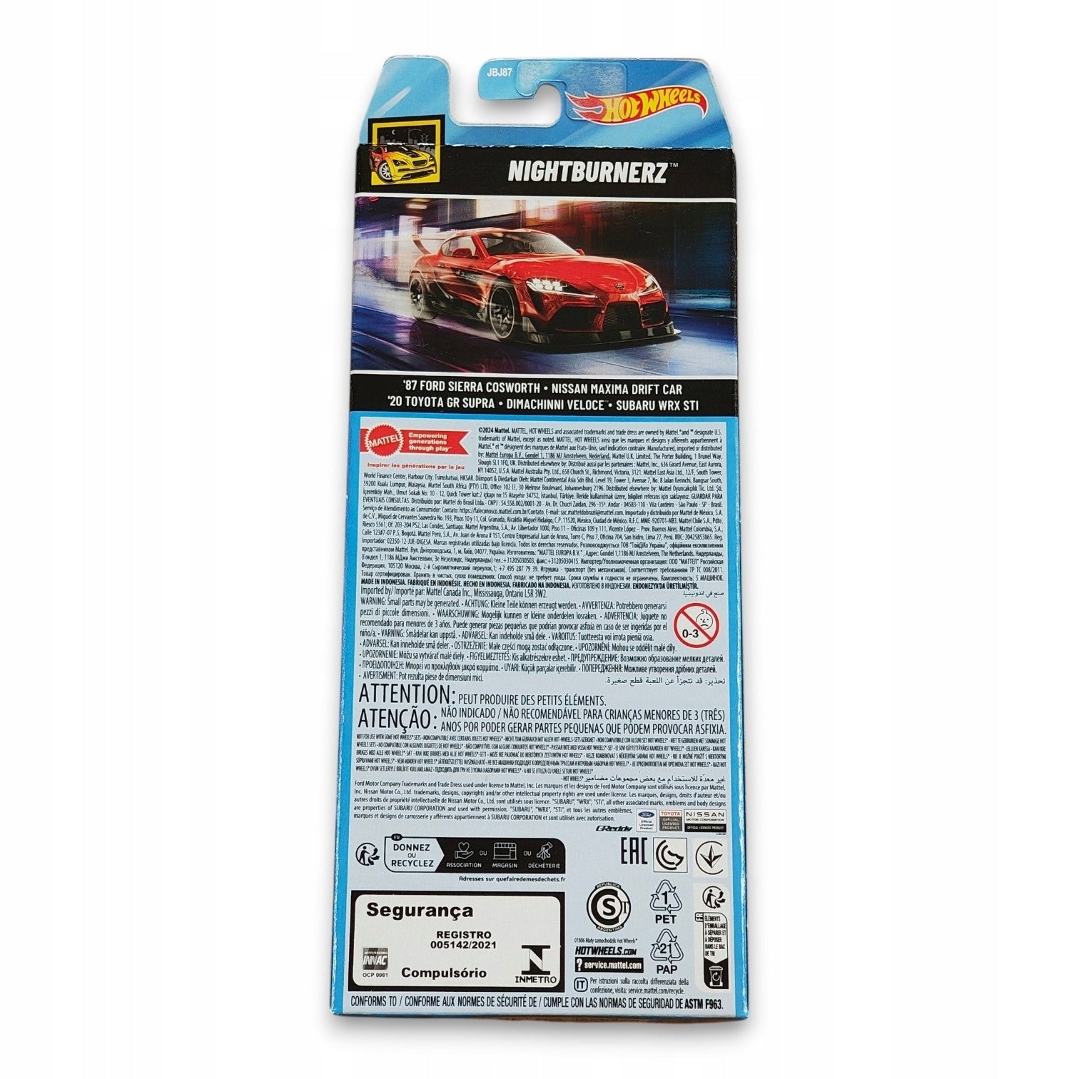 Hot Wheels - 5-pack Nightburnerz