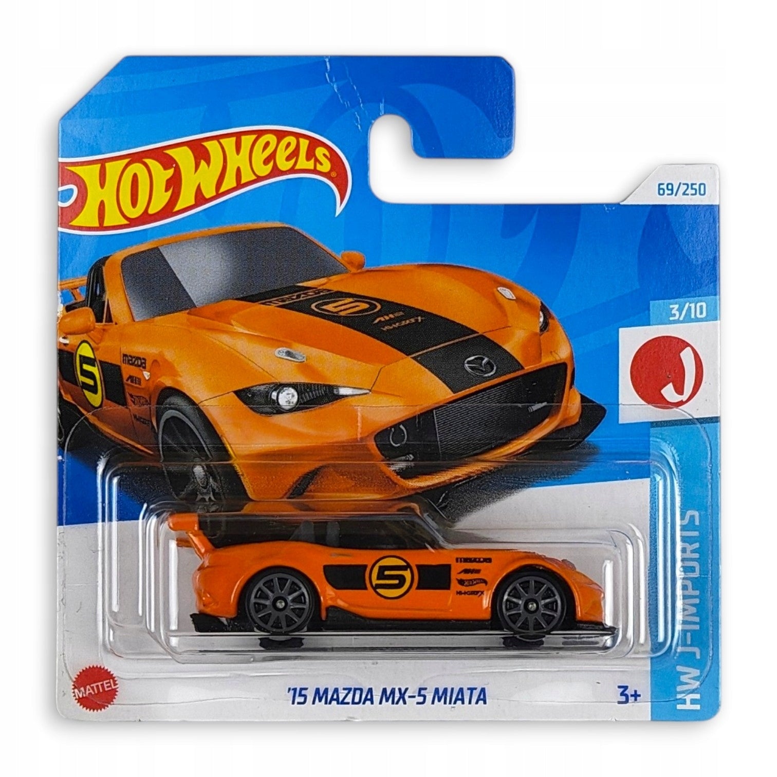 Hot Wheels - 15 Mazda MX-5 Miata OUTLET Delikatne zagięcia
