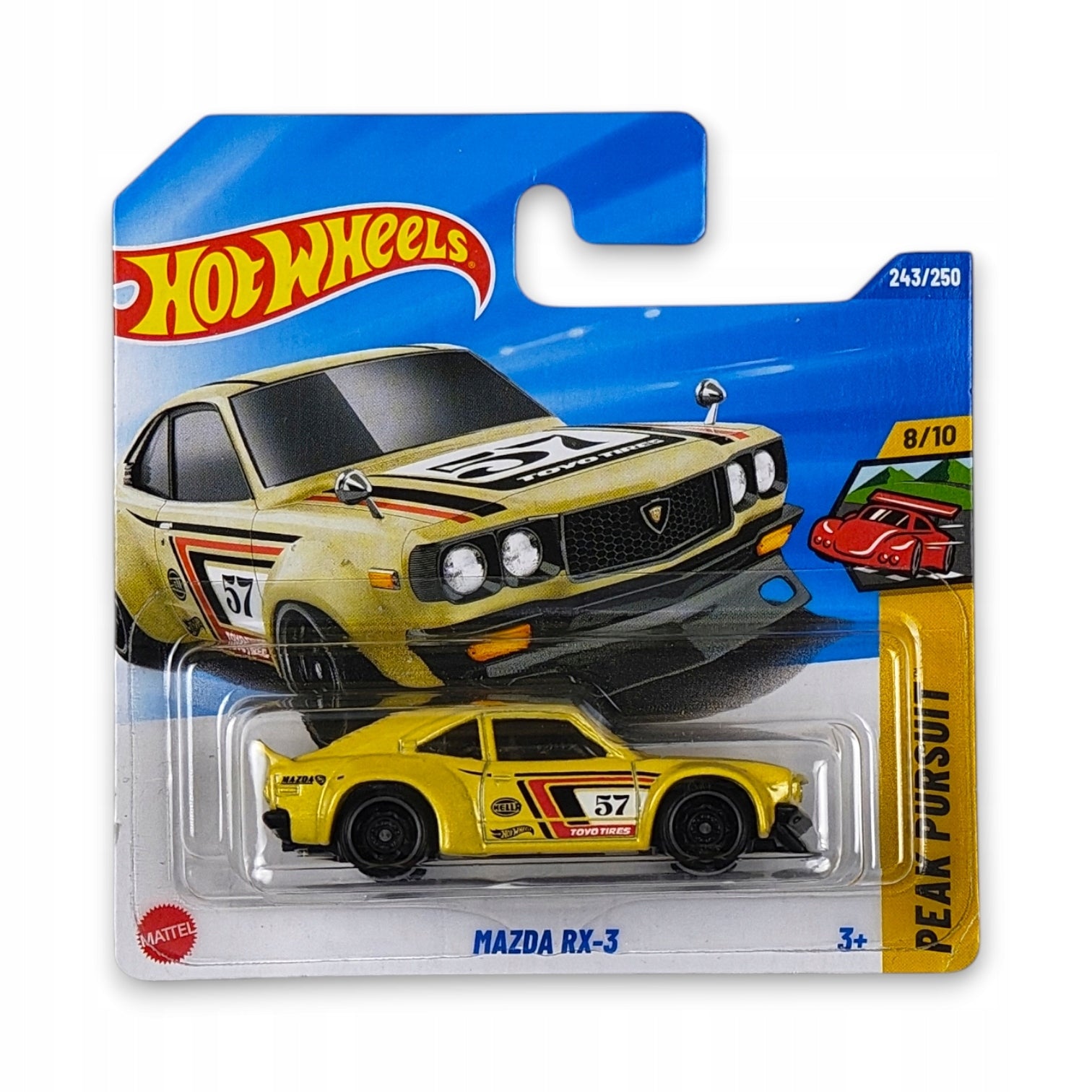 Hot Wheels - Mazda RX-3 OUTLET Delikatne zagięcia