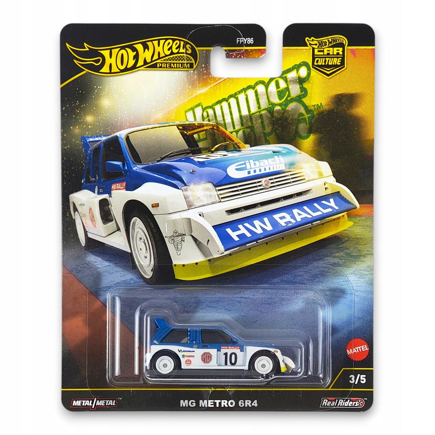Hot Wheels Premium - MG Metro 6R4 Hammer Drop