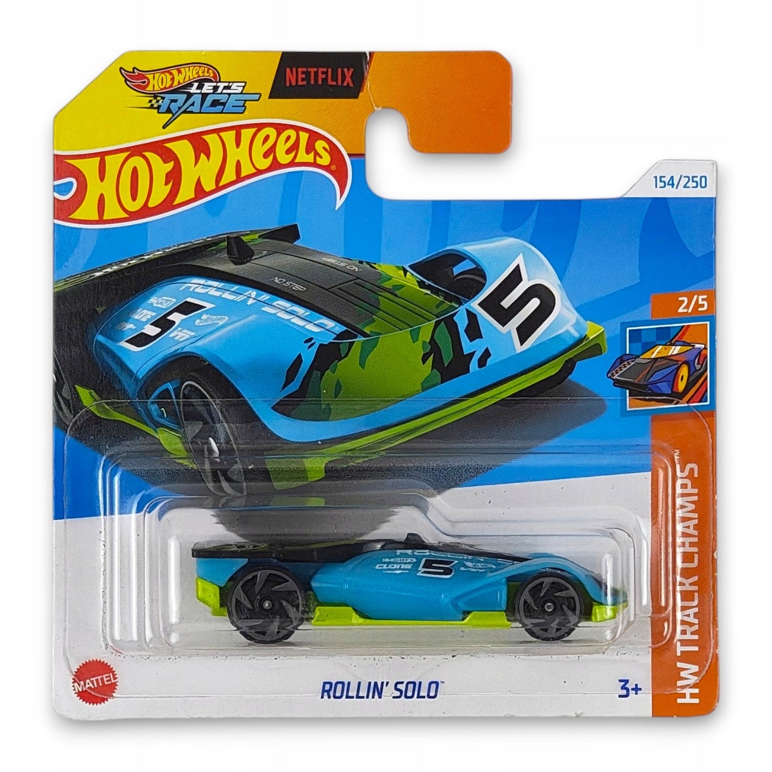 Hot Wheels - Rollin Solo OUTLET Delikatne zagięcia