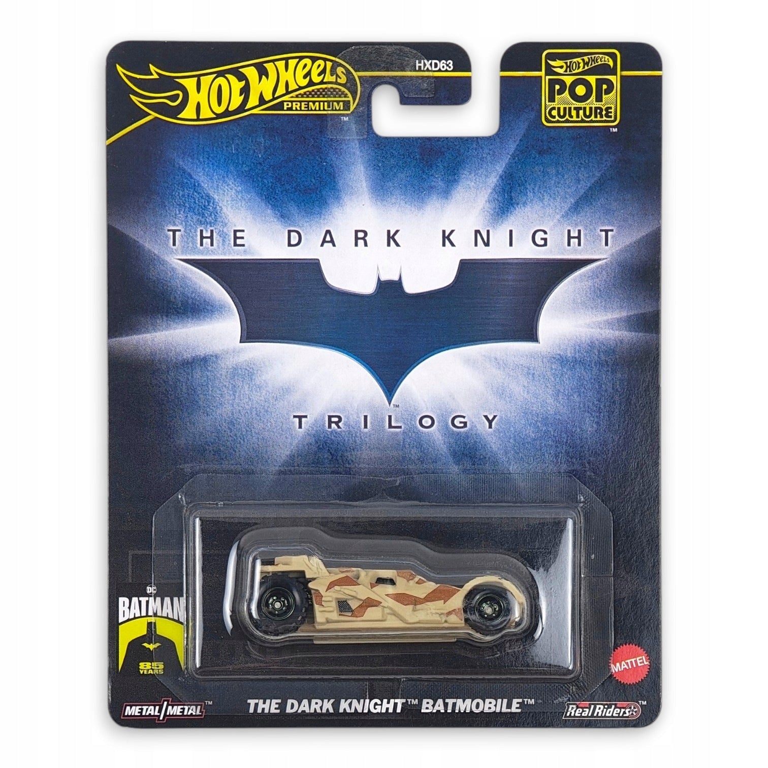 Hot Wheels Premium - The Dark Knight Batmobile Batman