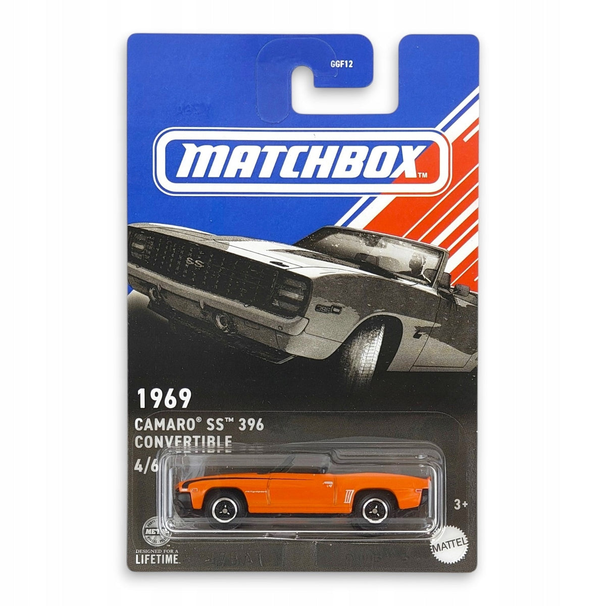 Matchbox - 1969 Camaro SS 396 Convertible American Convertibles