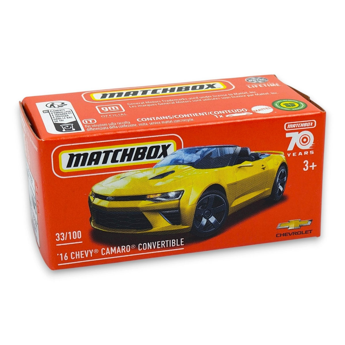 Matchbox - 16 Chevy Camaro Convertible