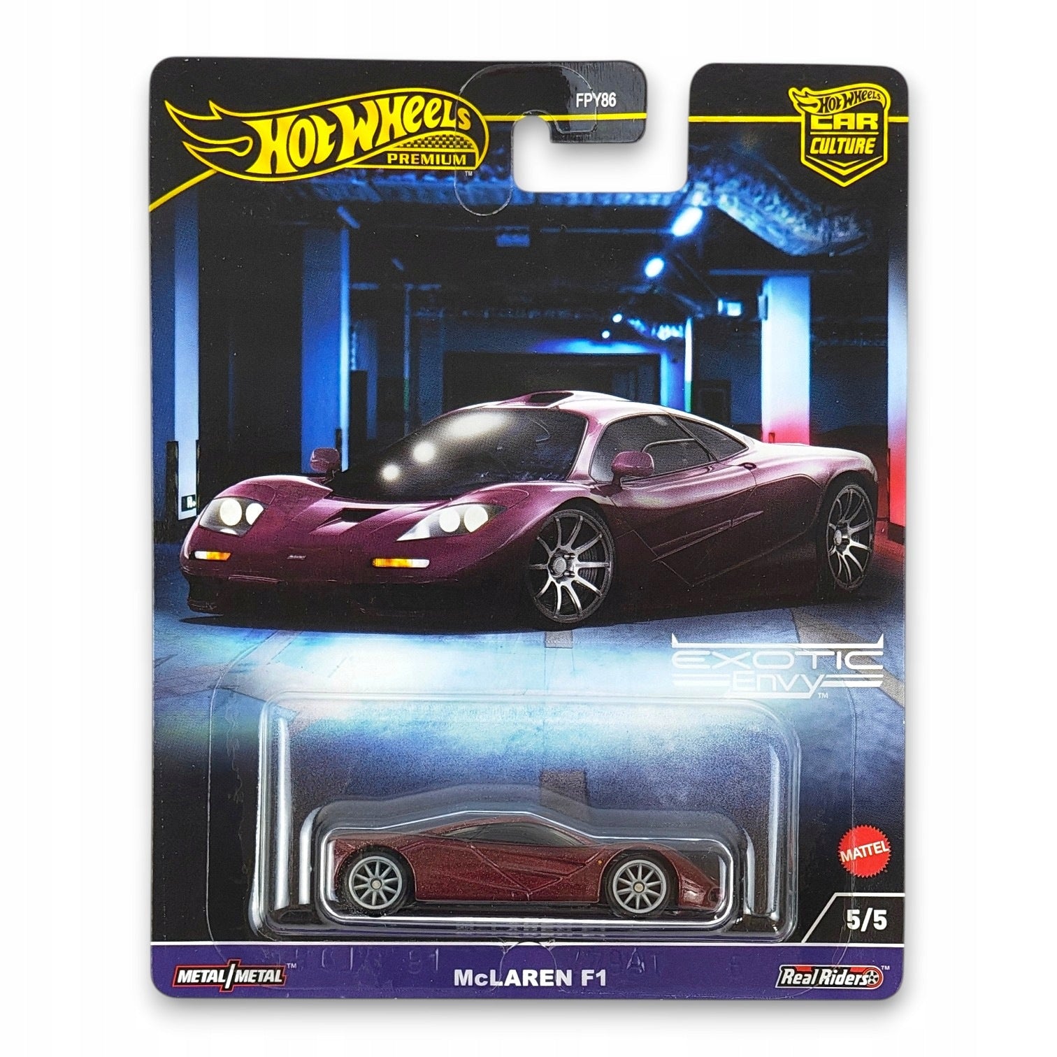 Hot Wheels Premium - McLaren F1 Exotic Envy