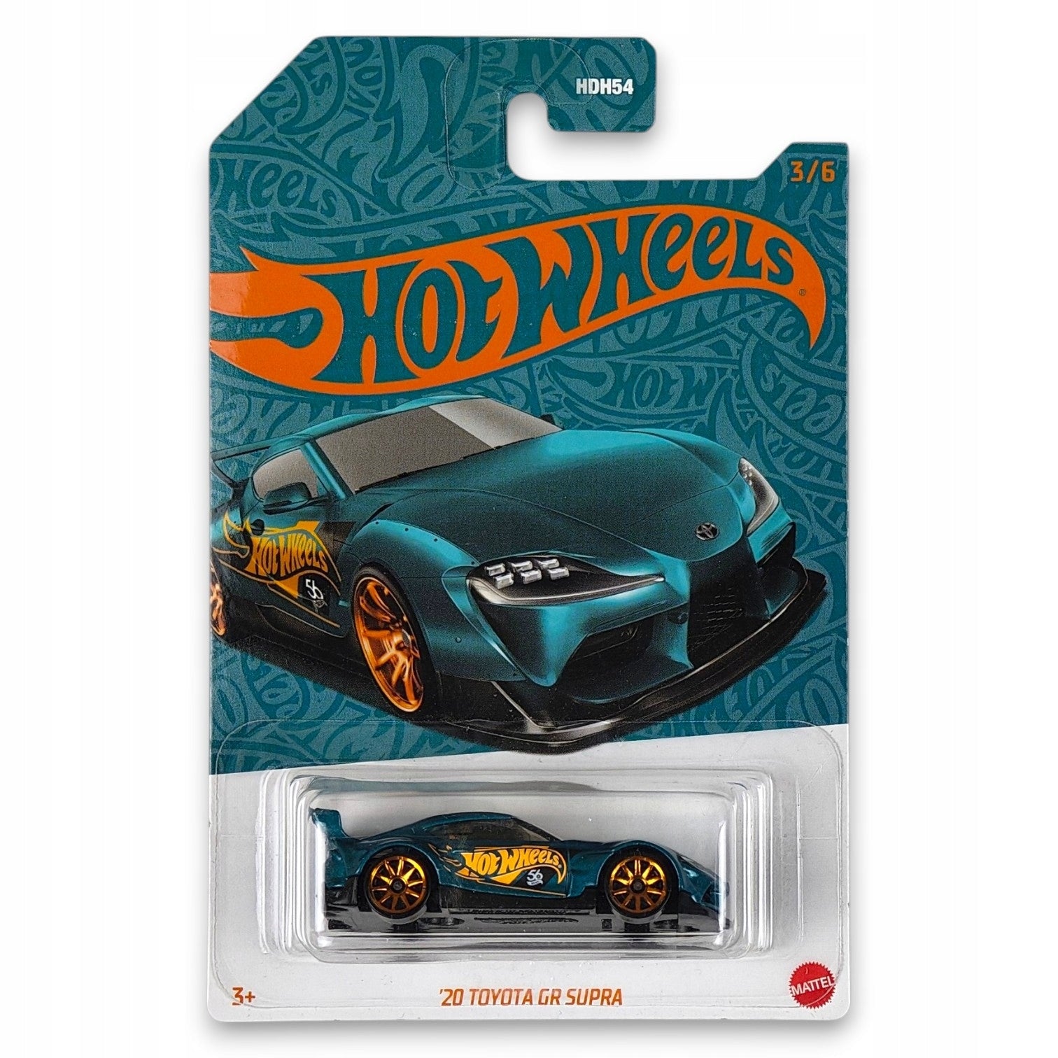 Hot Wheels - 20 Toyota GR Supra Pearl & Chrome