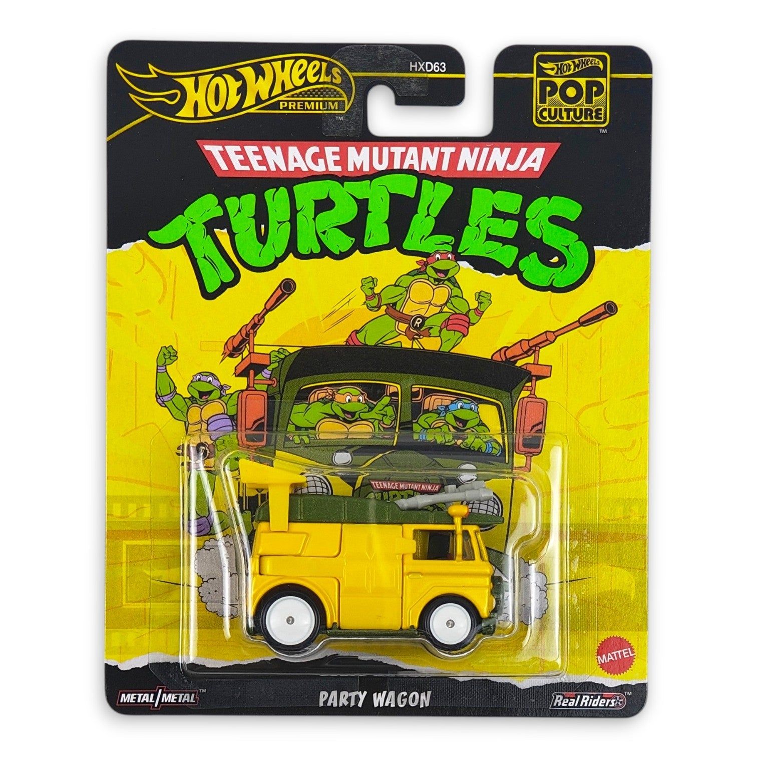 Hot Wheels Premium - Party Wagon Teenage Mutant Ninja Turtles