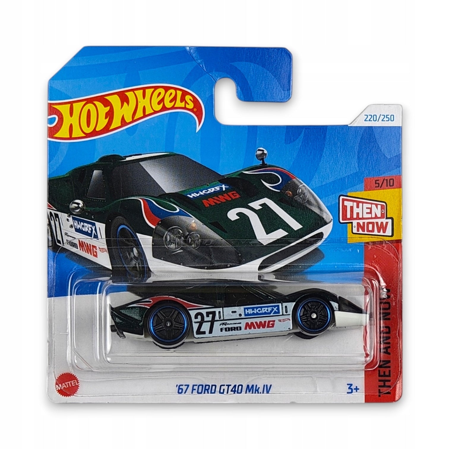 Hot Wheels - 67 Ford GT40 Mk.IV OUTLET Delikatne zagięcia