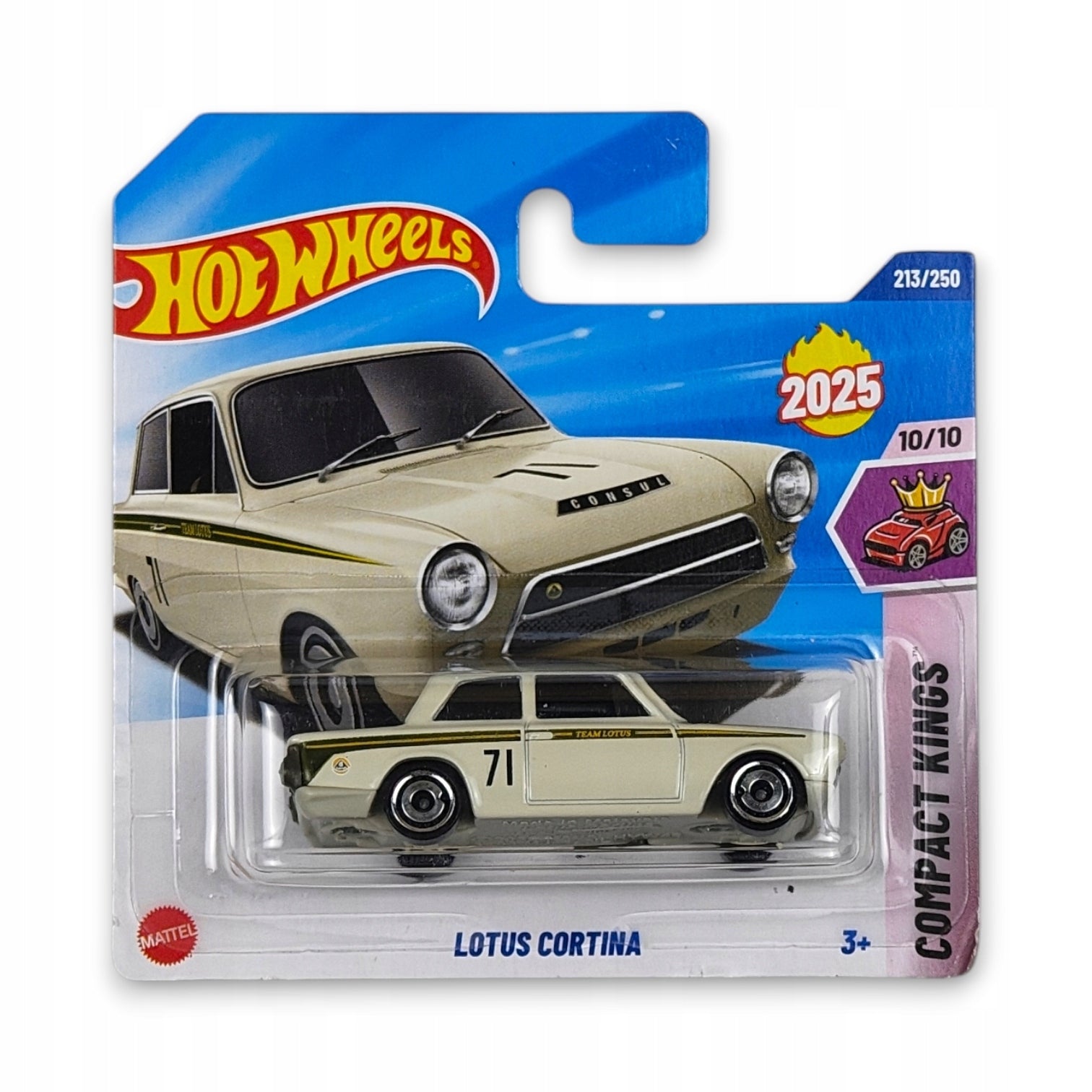 Hot Wheels - Lotus Cortina OUTLET Delikatne zagięcia