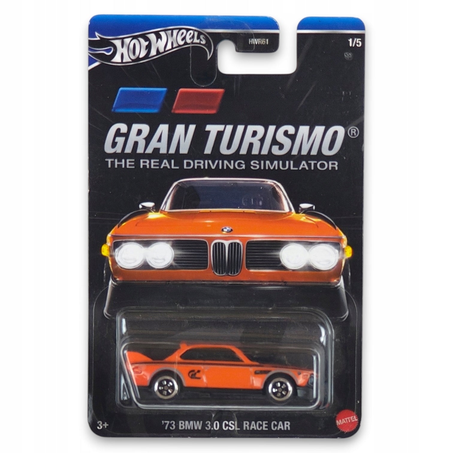 Hot Wheels - 73 BMW 3.0 CSL Race Car Gran Turismo OUTLET Delikatne zagięcia