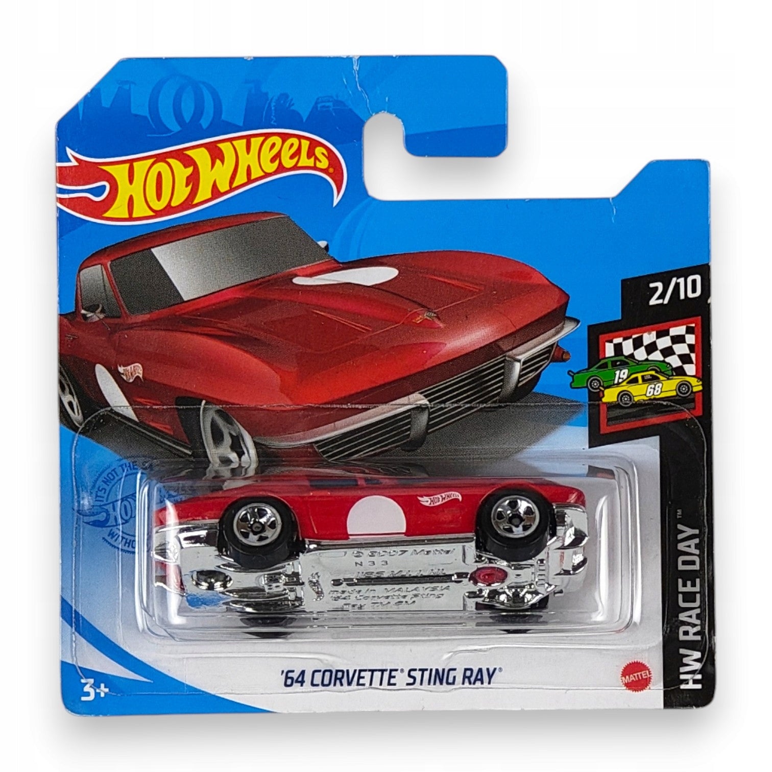 Hot Wheels - 64 Corvette Sting Ray OUTLET Delikatne zagięcia