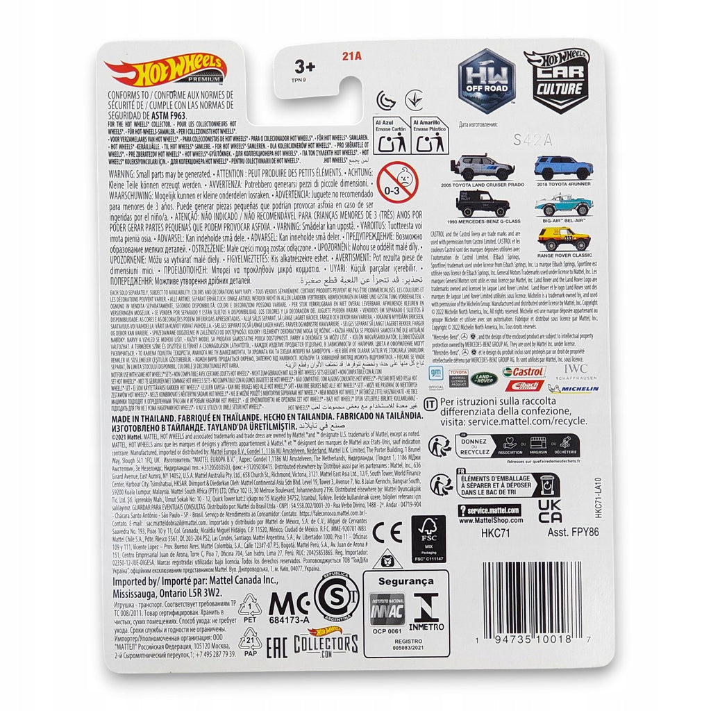 Hot Wheels Premium - Range Rover Classic Car Culture Off Road