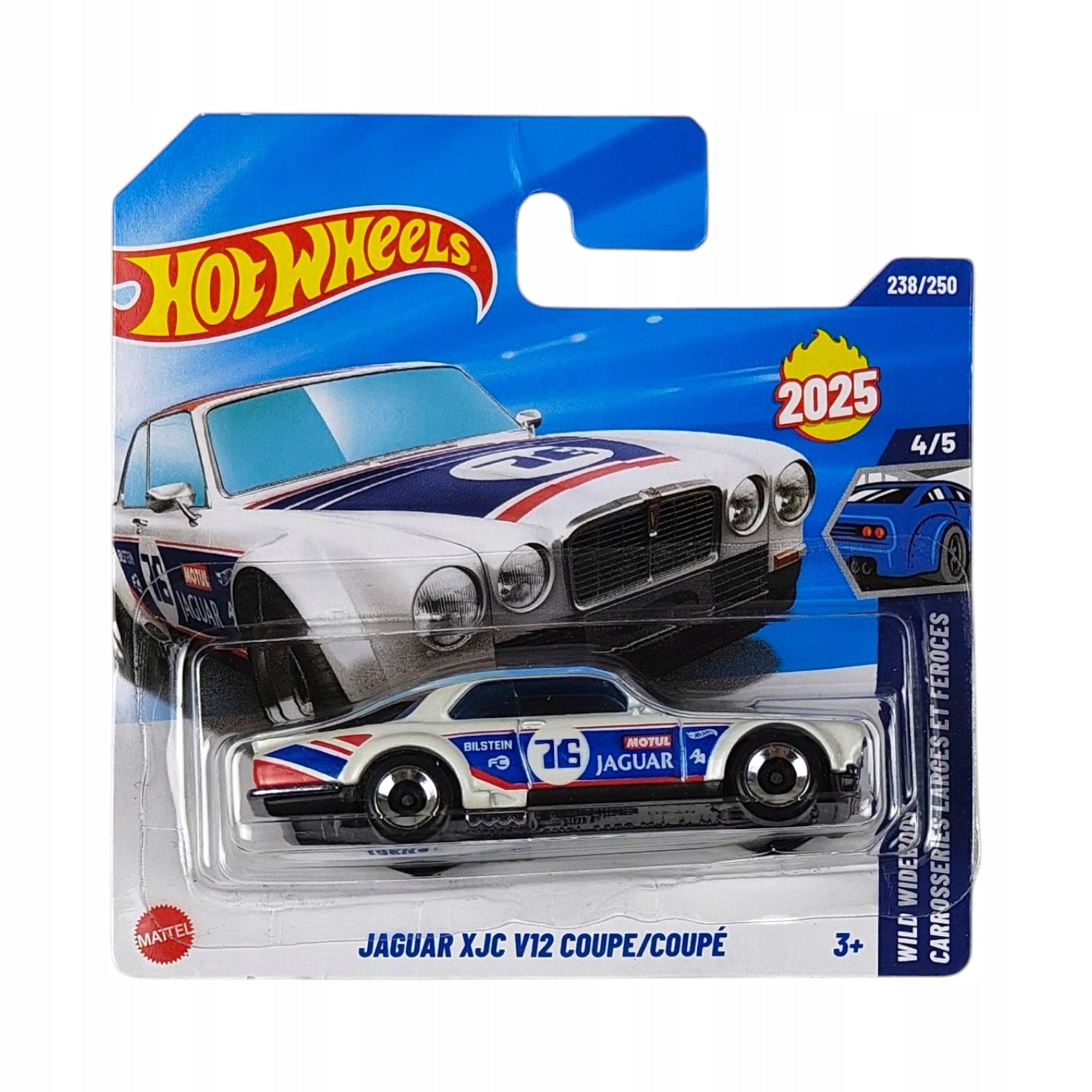 Hot Wheels - Jaguar XJC V12 Coupe/Coupe OUTLET Delikatne zagięcia
