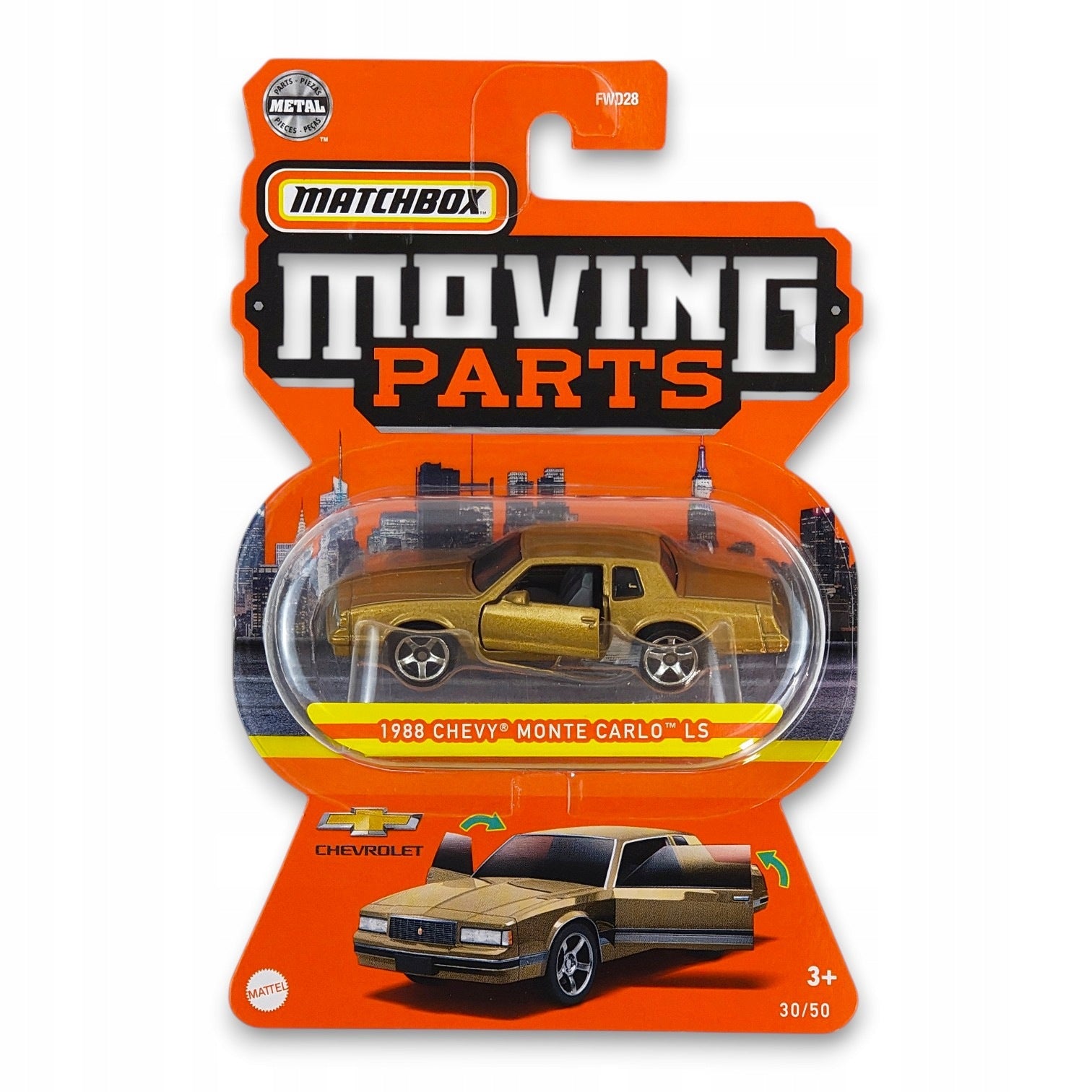 Matchbox Moving Parts - 1988 Chevy Monte Carlo LS