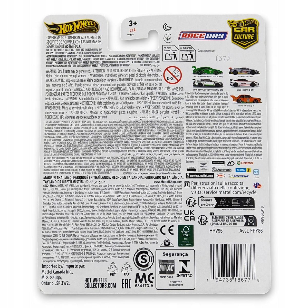 Hot Wheels Premium - Corvette C8.R Race Day