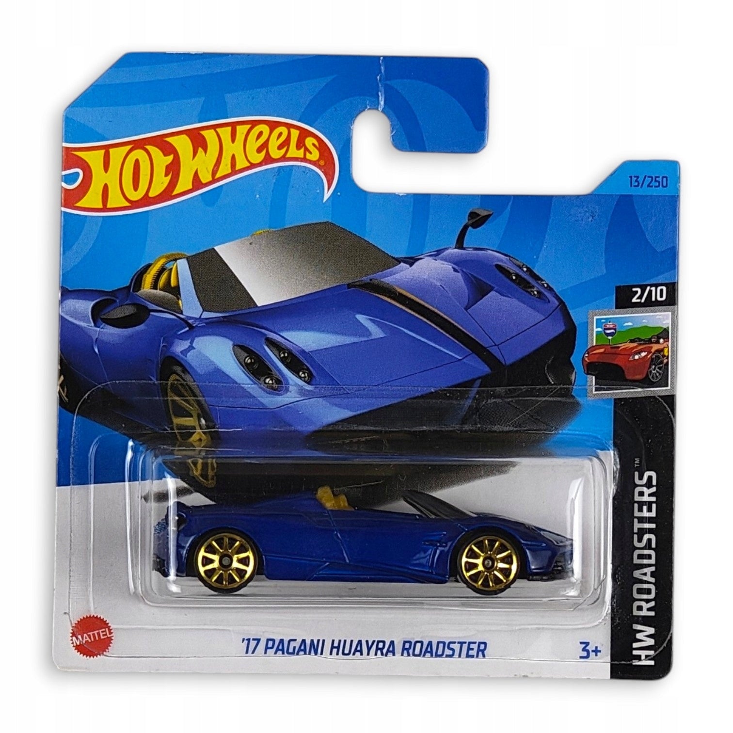 Hot Wheels - 17 Pagani Huayra Roadster OUTLET Delikatne zagięcia