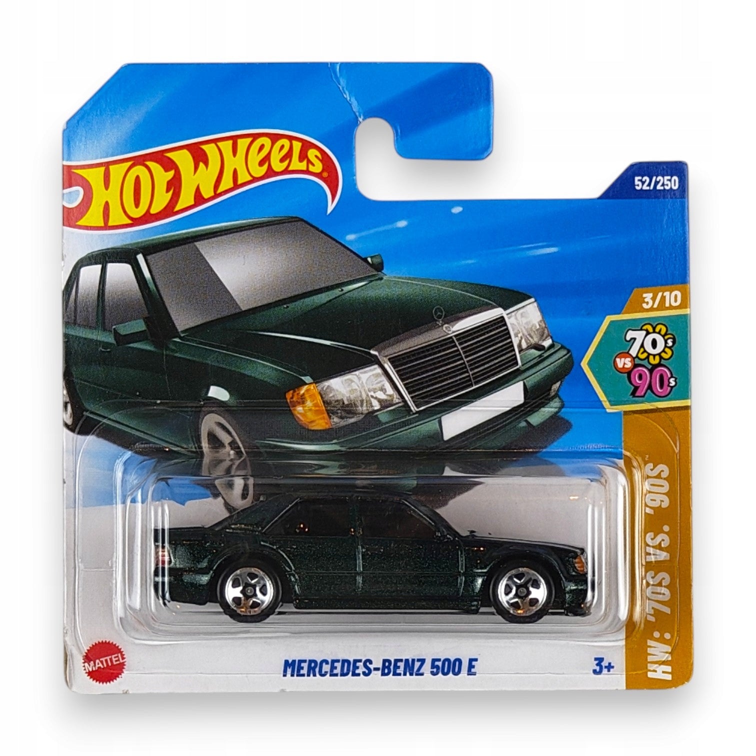 Hot Wheels - Mercedes-Benz 500 E OUTLET Delikatne zagięcia