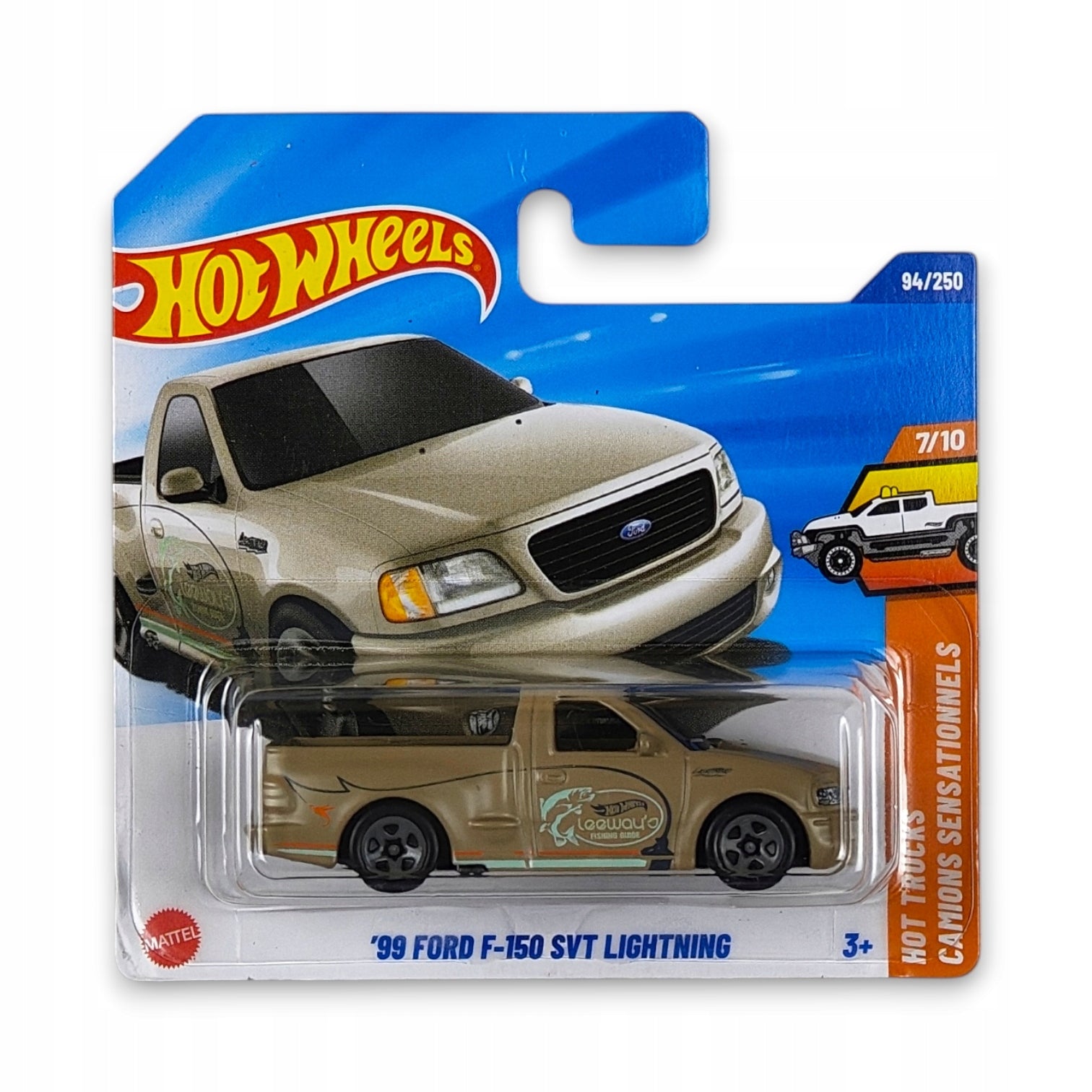 Hot Wheels - 99 Ford F-150 SVT Lightning OUTLET Delikatne zagięcia