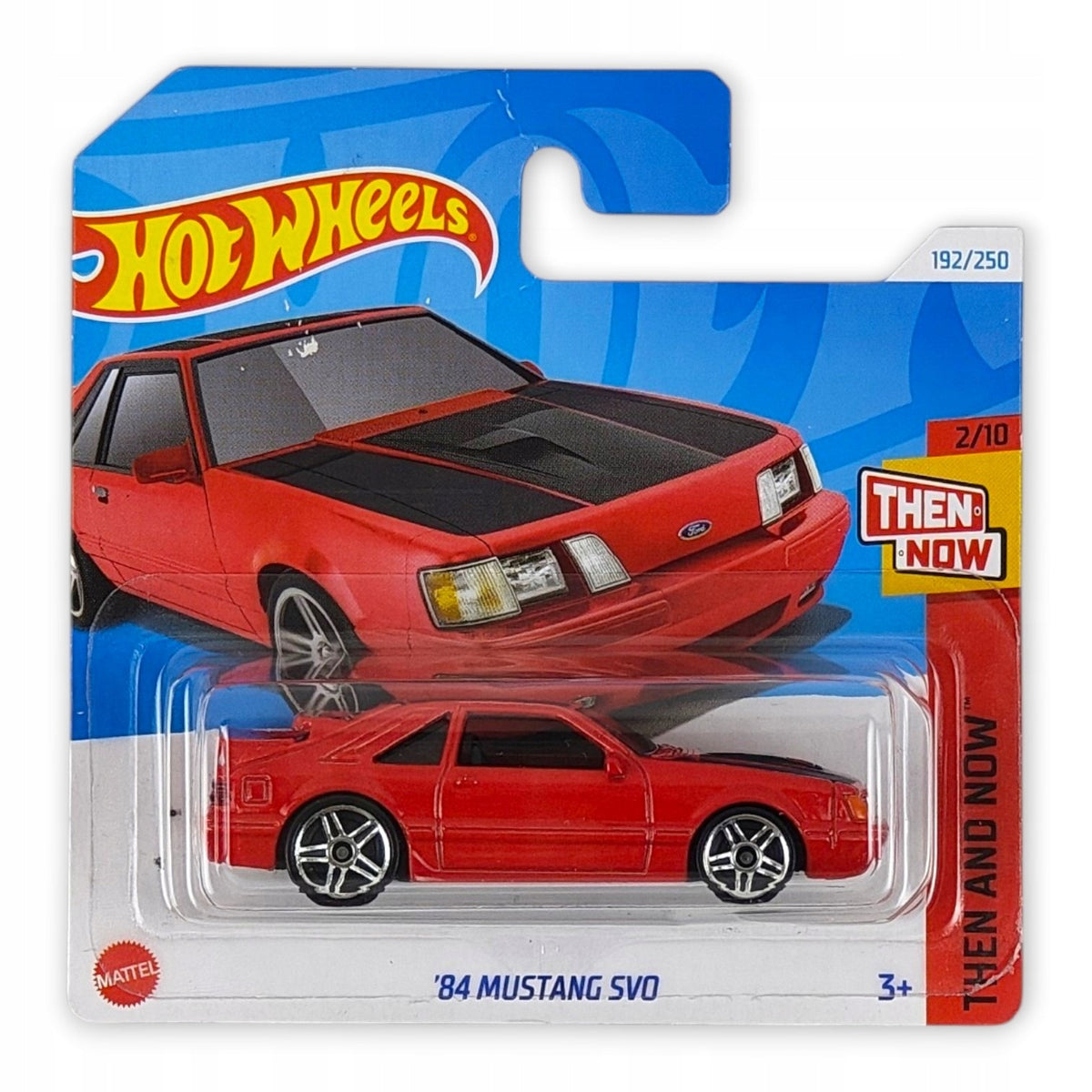 Hot Wheels - 84 Mustang SVO OUTLET Delikatne zagięcia
