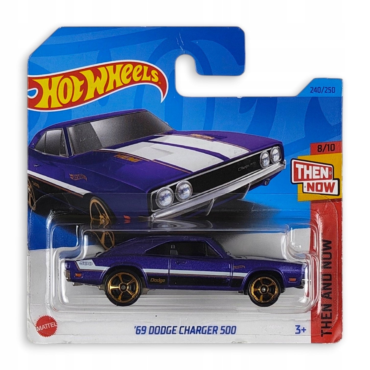 Hot Wheels - 69 Dodge Charger 500 OUTLET Delikatne zagięcia
