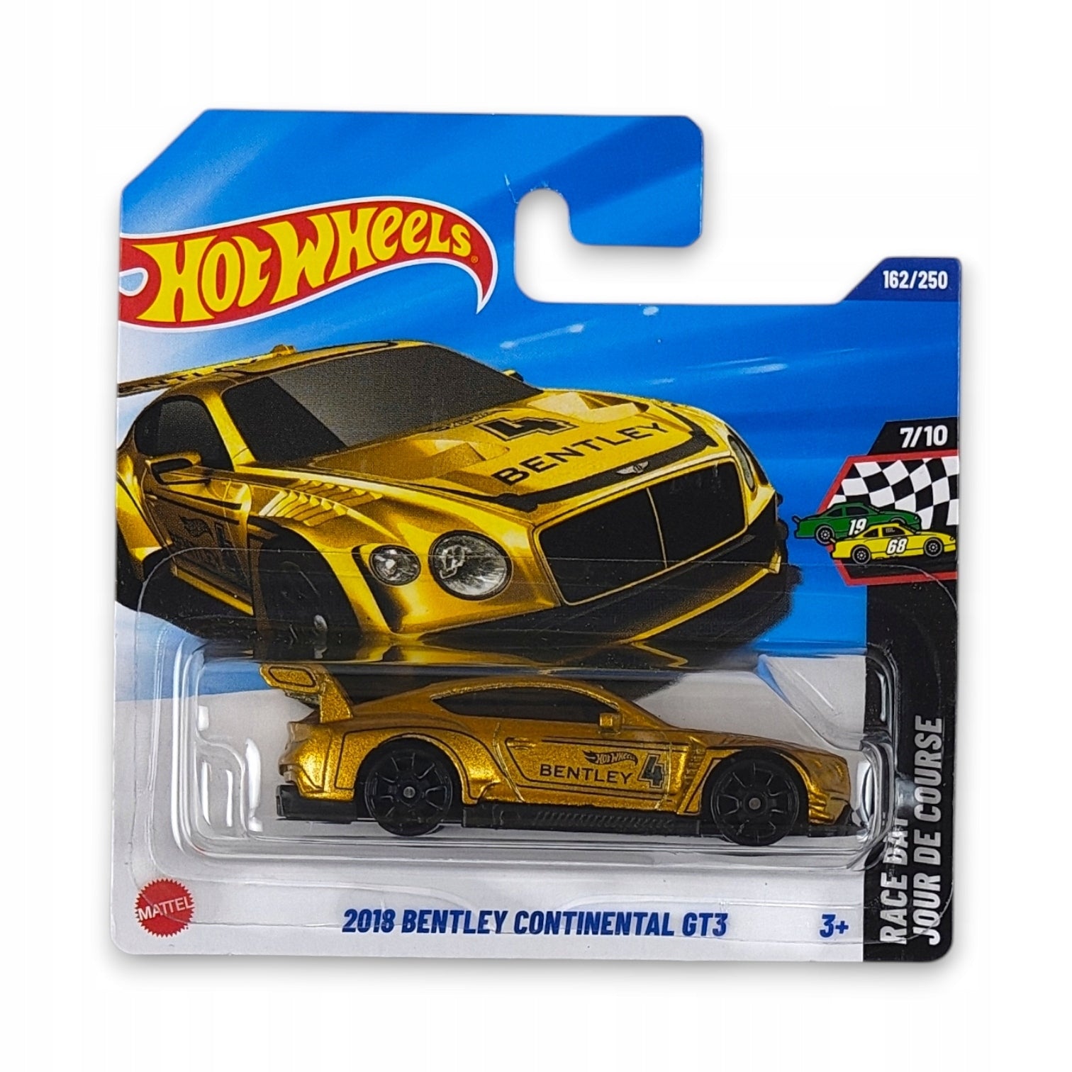 Hot Wheels - 2018 Bentley Continental GT3 OUTLET Delikatne zagięcia