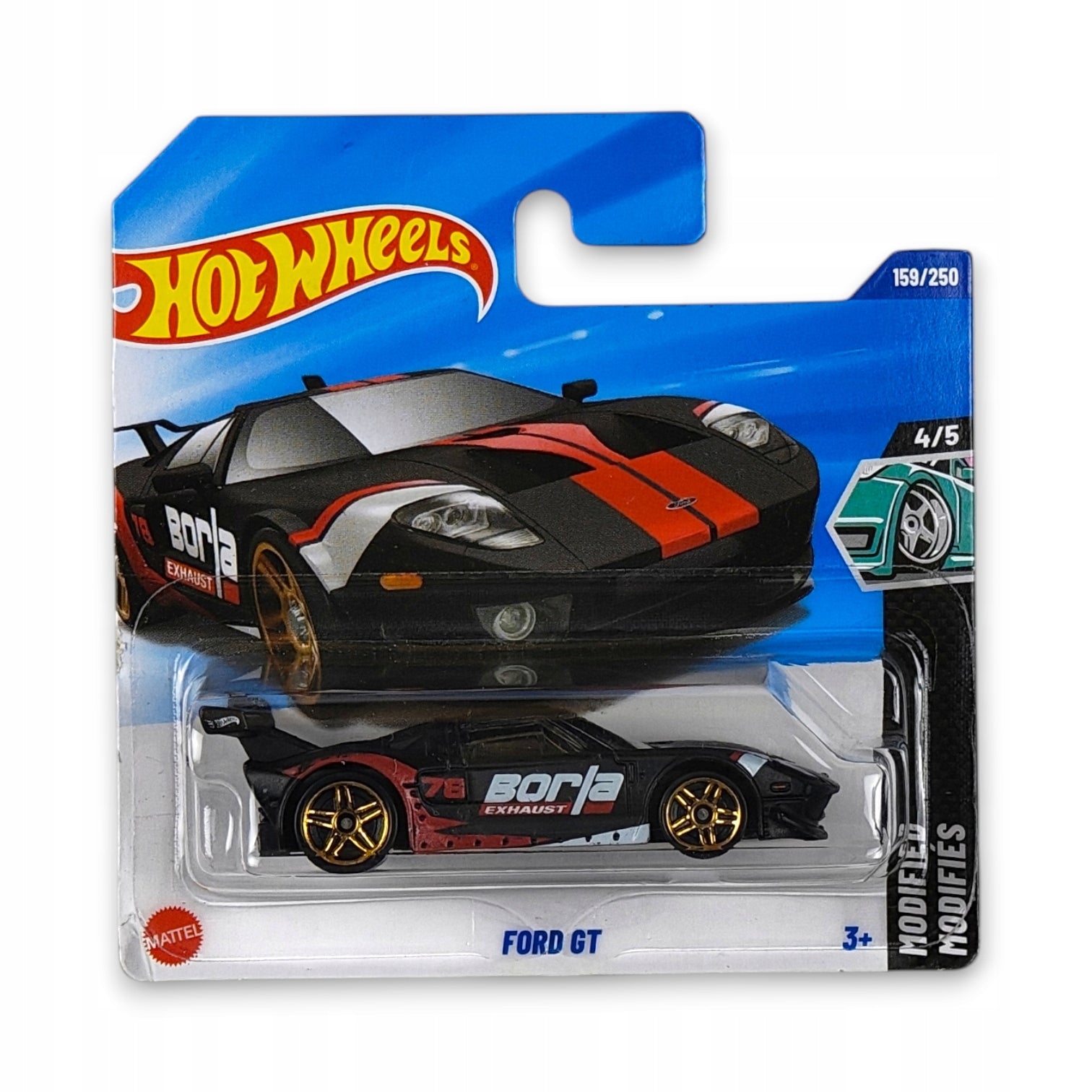 Hot Wheels - Ford GT OUTLET Delikatne zagięcia