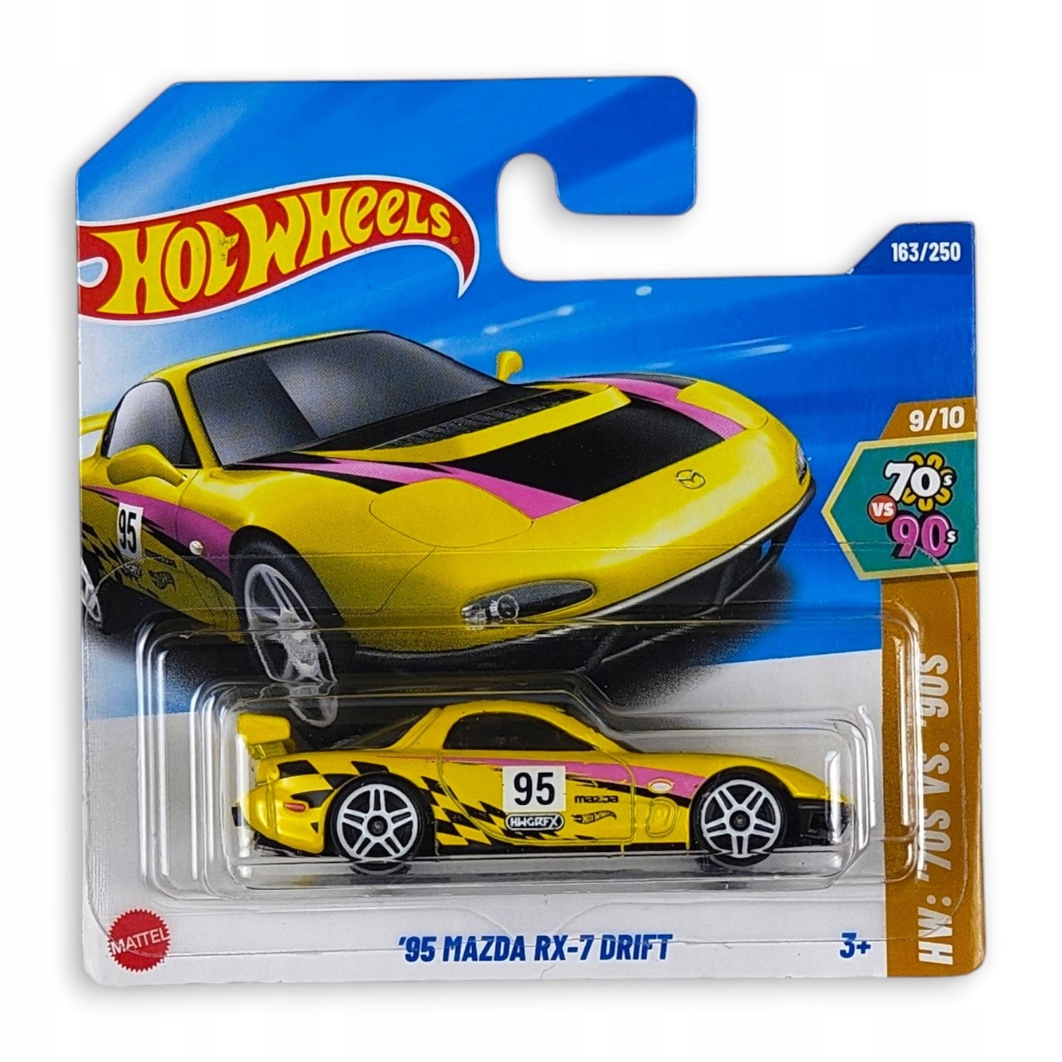 Hot Wheels - 95 Mazda RX-7 Drift OUTLET Delikatne zagięcia