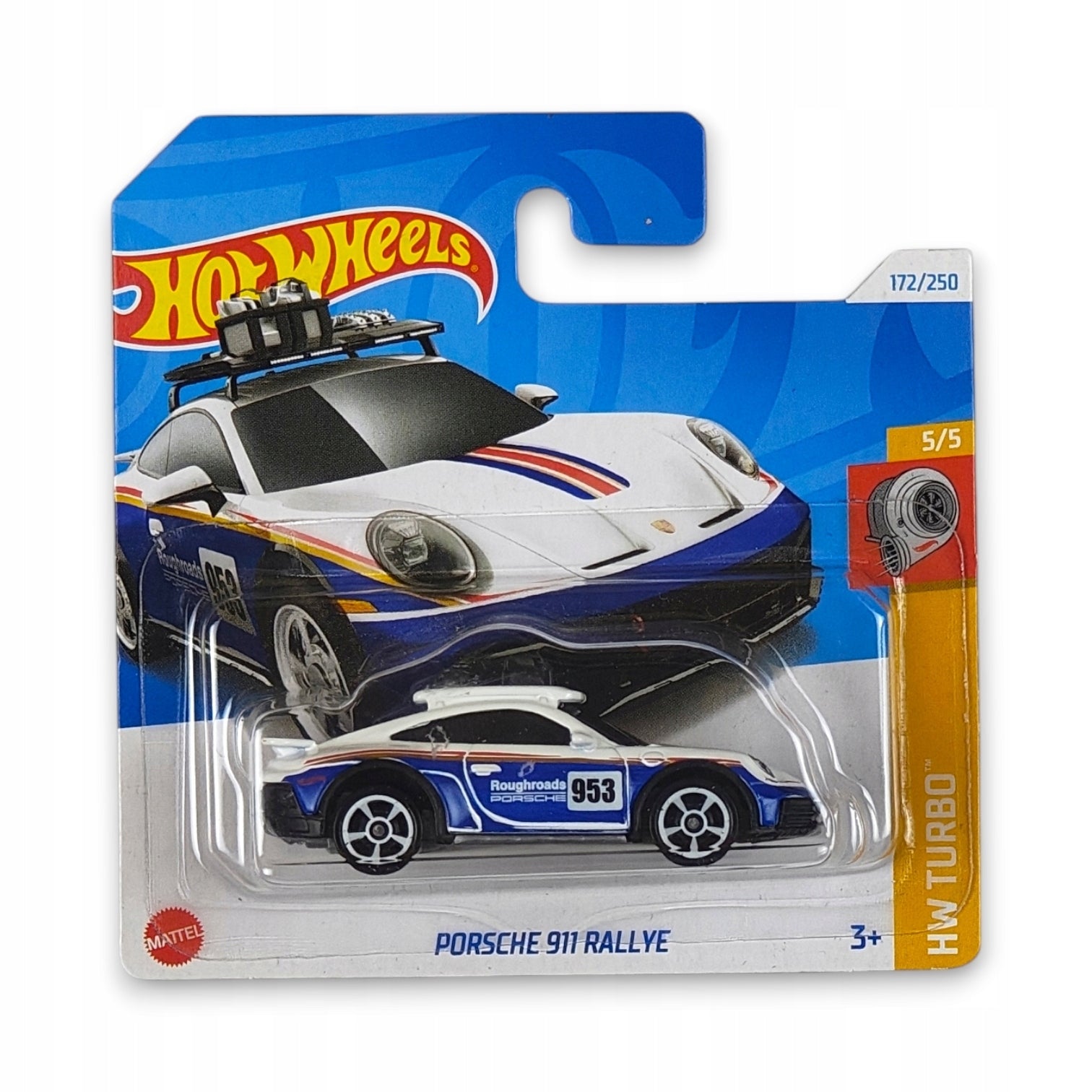 Hot Wheels - Porsche 911 Rallye OUTLET Delikatne zagięcia