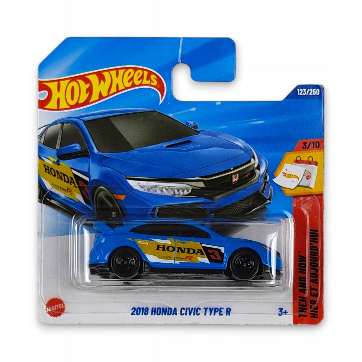 Hot Wheels - 2018 Honda Civic Type R OUTLET Delikatne zagięcia