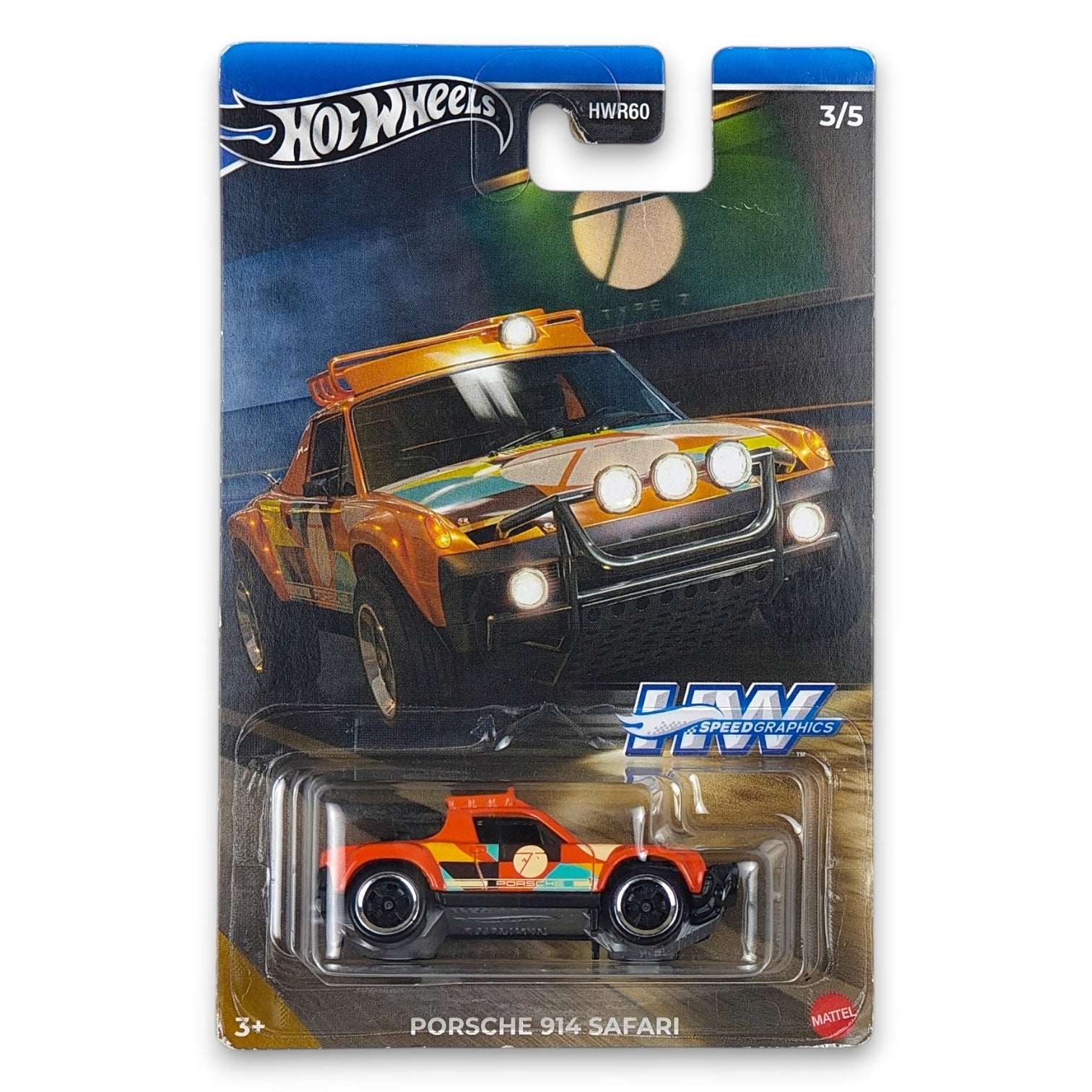 Hot Wheels - Porsche 914 Safari HW Speed Graphics OUTLET Delikatne zagięcia