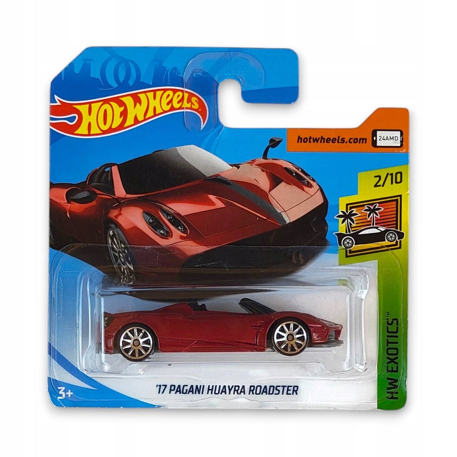 Hot Wheels - 17 Pagani Huayra Roadster OUTLET Uszkodzony Blister
