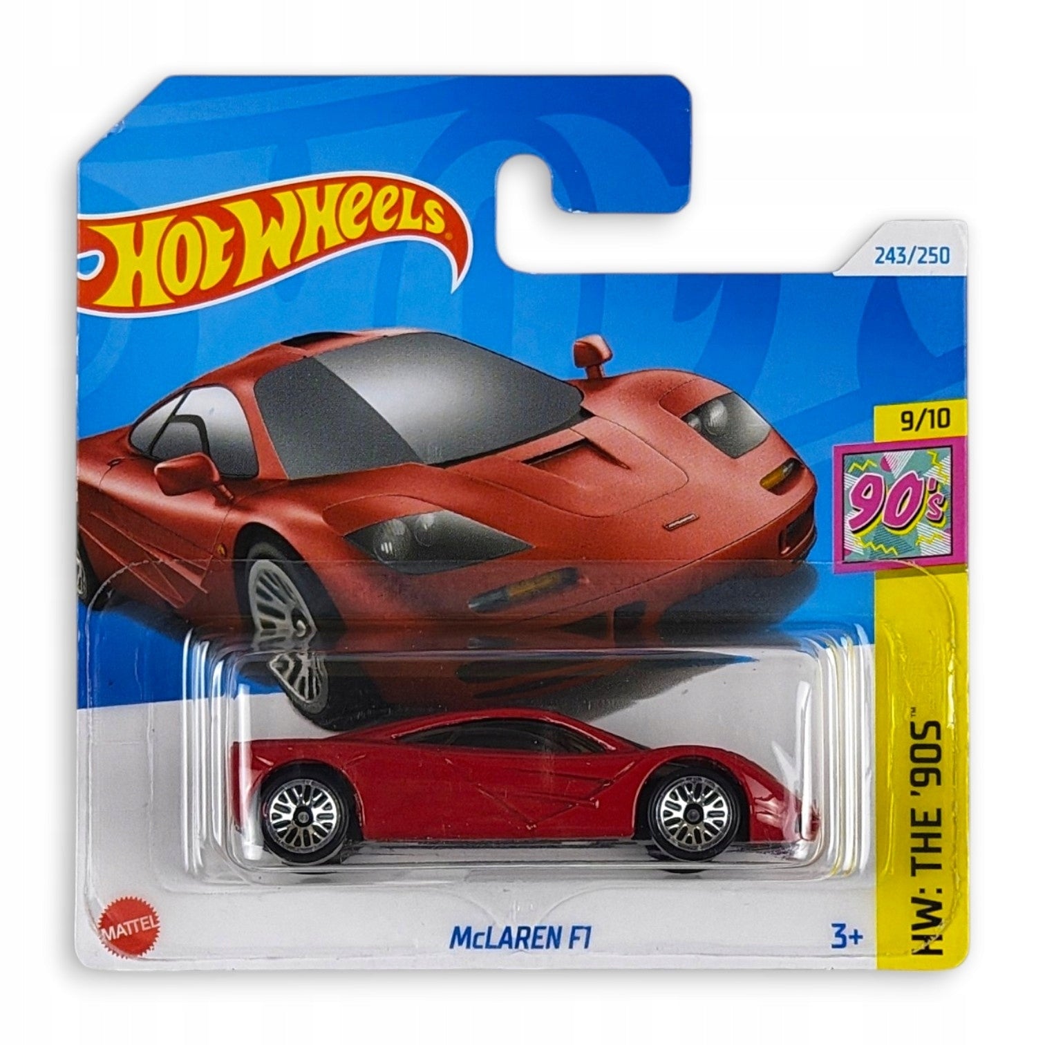 Hot Wheels - McLaren F1 OUTLET Delikatne zagięcia