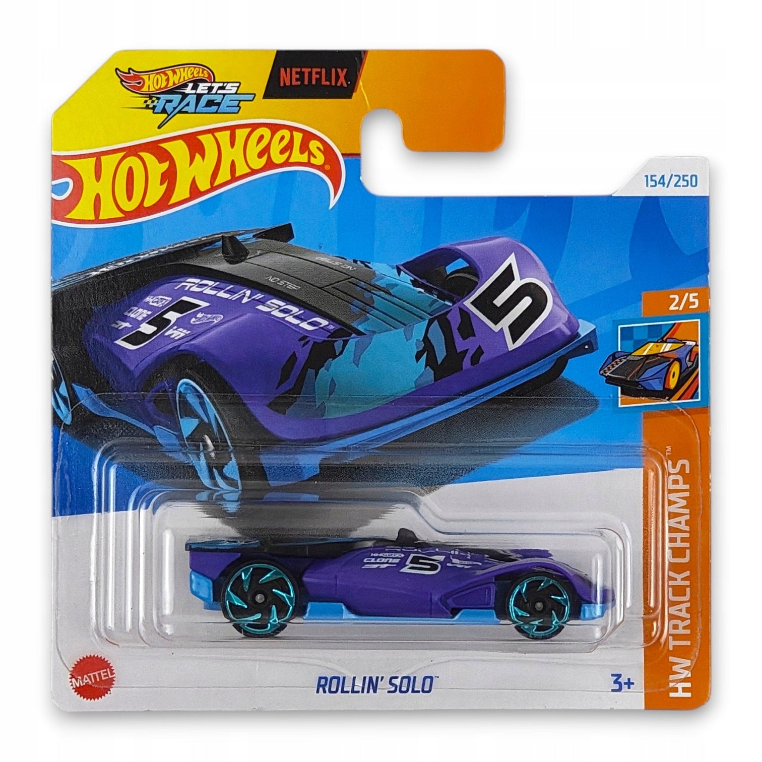 Hot Wheels - Rollin Solo OUTLET Delikatne zagięcia