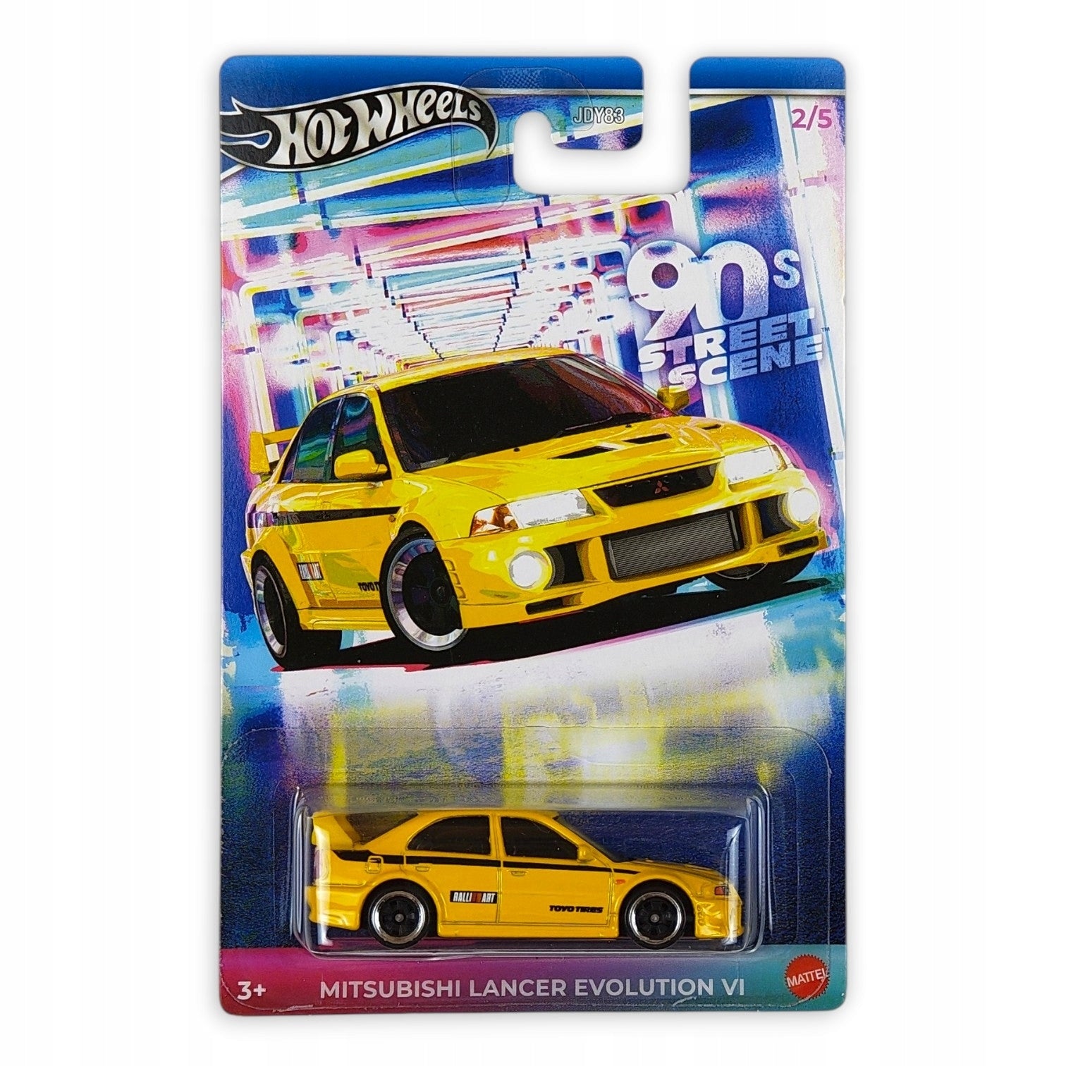 Hot Wheels - Mitsubishi Lancer Evolution VI OUTLET Delikatne zagięcia