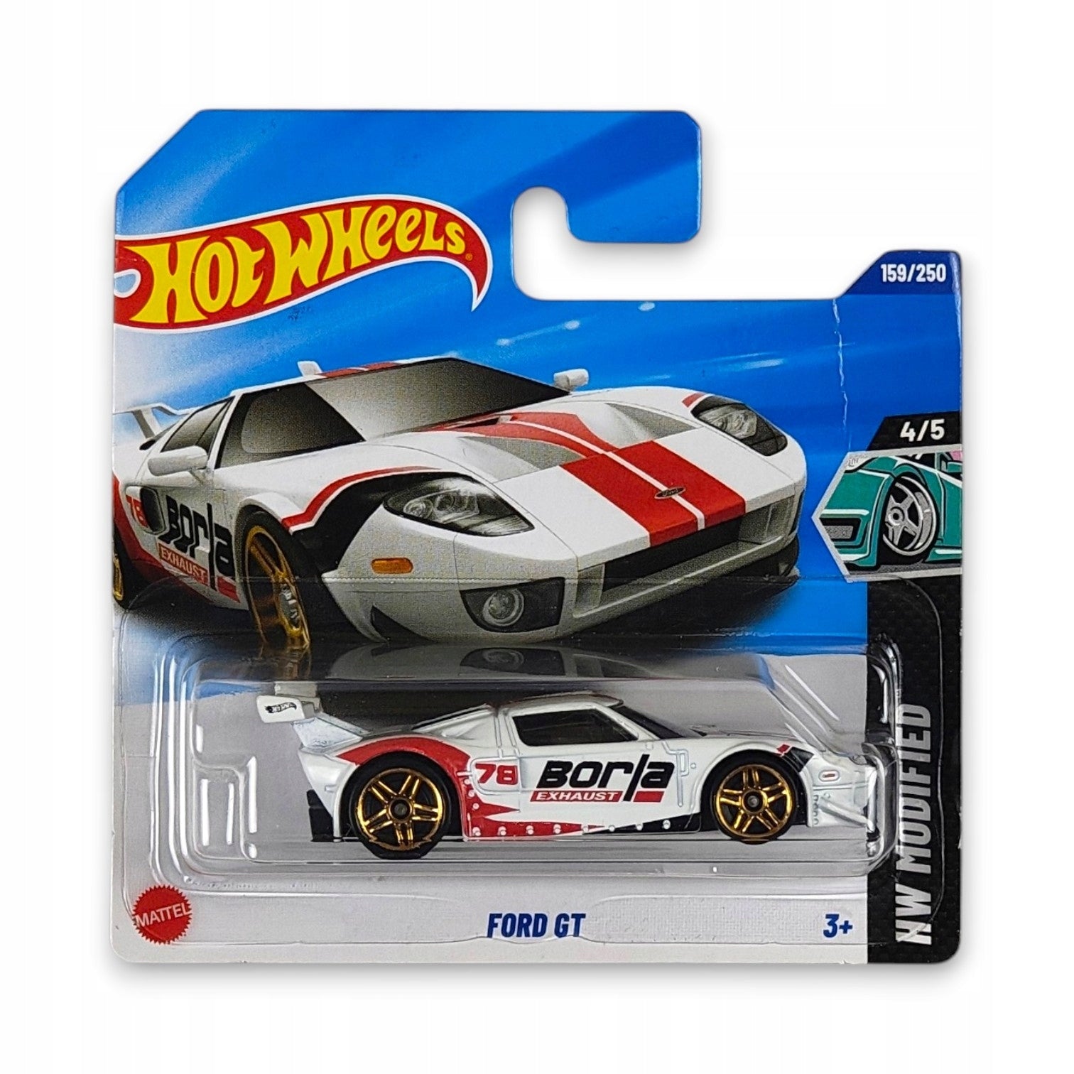 Hot Wheels - Ford GT OUTLET Delikatne zagięcia