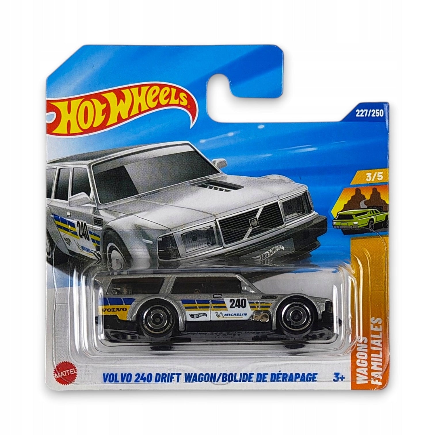 Hot Wheels - Volvo 240 Drift Wagon OUTLET Uszkodzony Blister