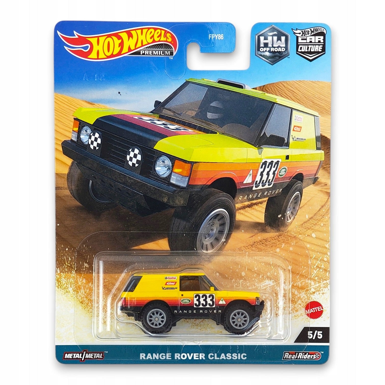 Hot Wheels Premium - Range Rover Classic Car Culture Off Road